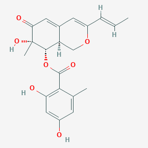 molecular formula C21H22O7 B1256849 Sch 725680 CAS No. 926885-92-9