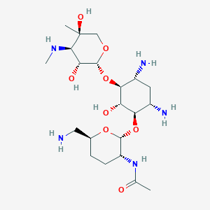 molecular formula C21H41N5O8 B1256852 N(2')-acetylgentamycin C1a 