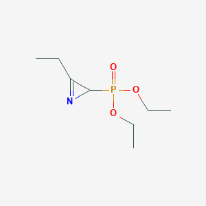 molecular formula C8H16NO3P B12568529 Diethyl (3-ethyl-2H-aziren-2-yl)phosphonate CAS No. 293743-13-2
