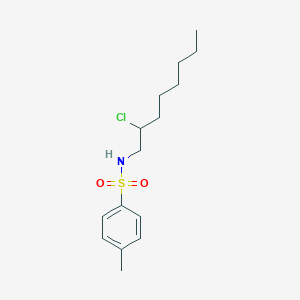 molecular formula C15H24ClNO2S B12568534 N-(2-Chlorooctyl)-4-methylbenzene-1-sulfonamide CAS No. 343227-72-5