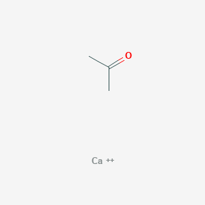 molecular formula C3H6CaO+2 B12568538 Calcium;propan-2-one CAS No. 309253-06-3