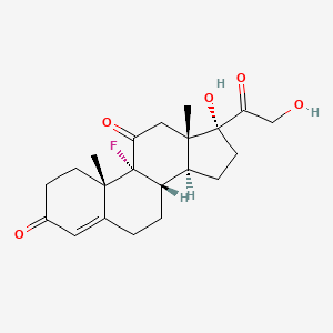 molecular formula C21H27FO5 B1256855 9-Fluorocortisone CAS No. 79-60-7