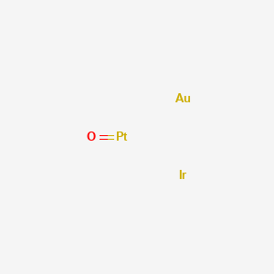 molecular formula AuIrOPt B12568771 Gold;iridium;oxoplatinum CAS No. 189033-13-4