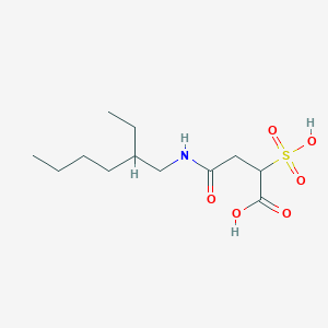 molecular formula C12H23NO6S B12568798 4-[(2-Ethylhexyl)amino]-4-oxo-2-sulfobutanoic acid CAS No. 194612-72-1