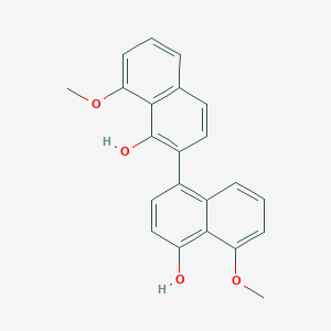 molecular formula C22H18O4 B1256894 Nodulisuporin A 