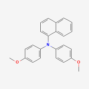 molecular formula C24H21NO2 B12568961 N,N-Bis(4-methoxyphenyl)naphthalen-1-amine CAS No. 164155-37-7