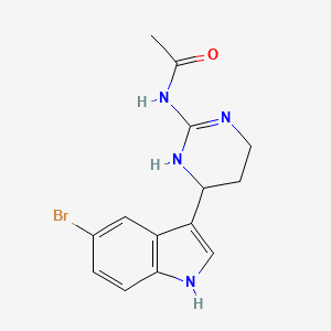 molecular formula C14H15BrN4O B1256905 Aplicyanin B 