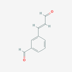 molecular formula C10H8O2 B12569098 3-(3-Formylphenyl)propenal 