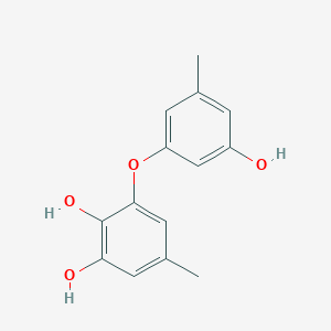 molecular formula C14H14O4 B1256926 Cordyol C 