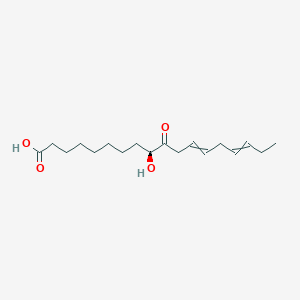 molecular formula C18H30O4 B12569307 (9S)-9-Hydroxy-10-oxooctadeca-12,15-dienoic acid CAS No. 364047-23-4