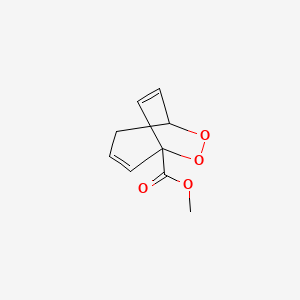 molecular formula C9H10O4 B12569313 Methyl 6,7-dioxabicyclo[3.2.2]nona-2,8-diene-1-carboxylate CAS No. 194657-66-4