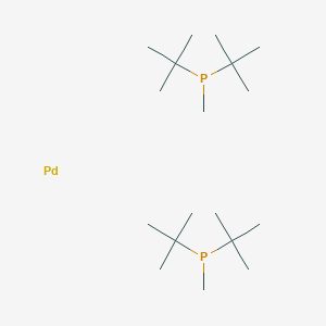 molecular formula C18H42P2Pd B12569322 Di-tert-butyl(methyl)phosphane--palladium (2/1) CAS No. 479210-19-0