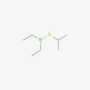 molecular formula C7H17BS B12569384 Borinic acid, diethylthio-, 1-methylethyl ester CAS No. 191421-92-8
