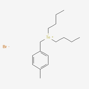 molecular formula C16H27BrTe B12569396 Dibutyl[(4-methylphenyl)methyl]tellanium bromide CAS No. 189394-78-3