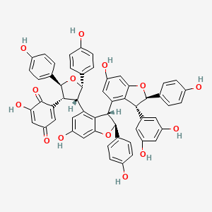 molecular formula C56H42O14 B1256940 Koboquinone B 