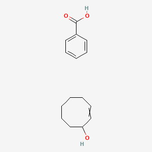 molecular formula C15H20O3 B12569540 Benzoic acid--cyclooct-2-en-1-ol (1/1) CAS No. 184588-36-1