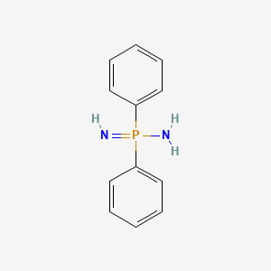 molecular formula C12H13N2P B1256955 P,P-diphenylphosphinimidic amide 