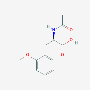 molecular formula C12H15NO4 B12569606 D-Phenylalanine, N-acetyl-2-methoxy- CAS No. 193546-30-4