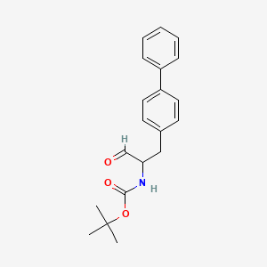 molecular formula C20H23NO3 B12569617 tert-butyl N-[1-oxo-3-(4-phenylphenyl)propan-2-yl]carbamate CAS No. 2095845-25-1