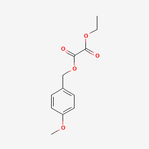 molecular formula C12H14O5 B12569734 Ethyl (4-methoxyphenyl)methyl ethanedioate CAS No. 159256-25-4
