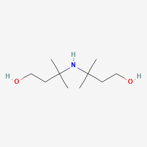 molecular formula C10H23NO2 B12569776 3,3'-Azanediylbis(3-methylbutan-1-ol) CAS No. 192325-59-0