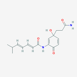 molecular formula C17H22N2O4 B1256988 daryamide C 