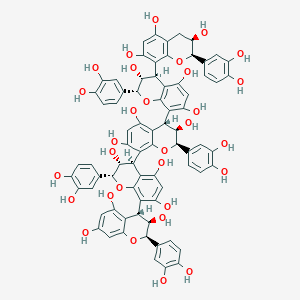 molecular formula C75H62O30 B1256991 Cinnamtannin A3 CAS No. 86631-39-2