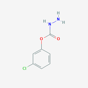 molecular formula C7H7ClN2O2 B12569914 3-Chlorophenyl hydrazinecarboxylate CAS No. 194419-63-1