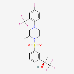 molecular formula C21H21F7N2O3S B1256997 HSD-016 CAS No. 946396-92-5