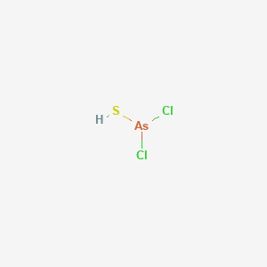 molecular formula AsCl2HS B12570004 Arsorodichloridothious acid CAS No. 163546-84-7