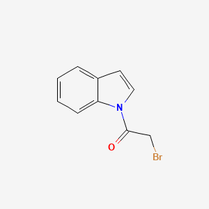 molecular formula C10H8BrNO B12570140 1H-Indole, 1-(bromoacetyl)- CAS No. 207803-21-2
