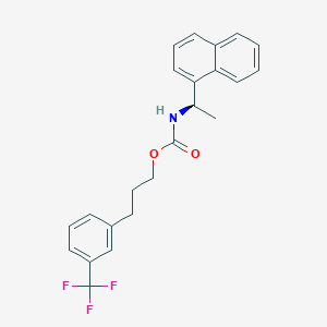 molecular formula C23H22F3NO2 B1257024 Cinacalcet carbamate 