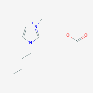 molecular formula C10H18N2O2 B1257025 1-Butyl-3-methylimidazolium acetate CAS No. 284049-75-8