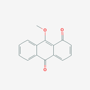 molecular formula C15H10O3 B12570355 9-Methoxyanthracene-1,10-dione CAS No. 167779-28-4