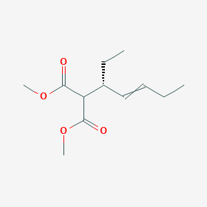 molecular formula C12H20O4 B12570370 Dimethyl [(3R)-hept-4-en-3-yl]propanedioate CAS No. 202115-60-4