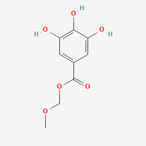 molecular formula C9H10O6 B12570488 Methoxymethyl 3,4,5-trihydroxybenzoate CAS No. 194229-36-2