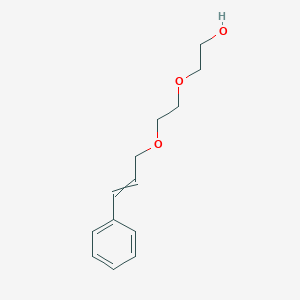 molecular formula C13H18O3 B12570751 2-{2-[(3-Phenylprop-2-en-1-yl)oxy]ethoxy}ethan-1-ol CAS No. 188644-17-9