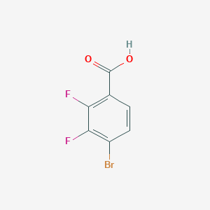 molecular formula C7H3BrF2O2 B125708 4-溴-2,3-二氟苯甲酸 CAS No. 194804-91-6