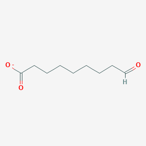 molecular formula C9H15O3- B1257084 9-Oxononanoate 