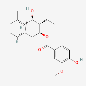 molecular formula C23H32O5 B1257101 Tschimganidin 