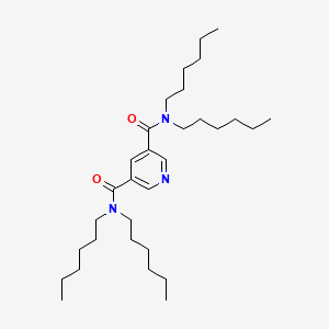 molecular formula C31H55N3O2 B12571014 N~3~,N~3~,N~5~,N~5~-Tetrahexylpyridine-3,5-dicarboxamide CAS No. 193020-77-8