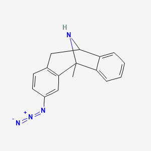 4-Azido-1-methyl-16-azatetracyclo[7.6.1.02,7.010,15]hexadeca-2(7),3,5,10,12,14-hexaene