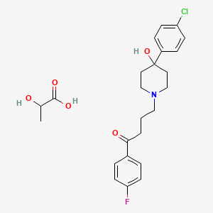 molecular formula C24H29ClFNO5 B1257113 Haloperidol Lactate CAS No. 53515-91-6