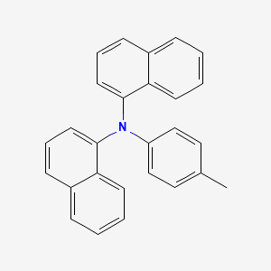 molecular formula C27H21N B12571150 N-(4-Methylphenyl)-N-(naphthalen-1-yl)naphthalen-1-amine CAS No. 190974-18-6