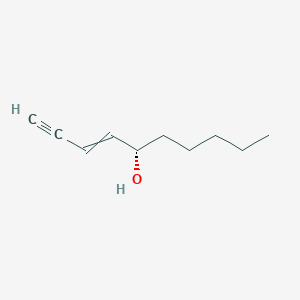 molecular formula C10H16O B12571156 (5S)-Dec-3-en-1-yn-5-ol CAS No. 193410-68-3