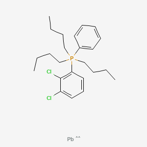 molecular formula C24H35Cl2PPb B12571194 Lead--tributyl(2,3-dichlorophenyl)phenyl-lambda~5~-phosphane (1/1) CAS No. 583885-32-9