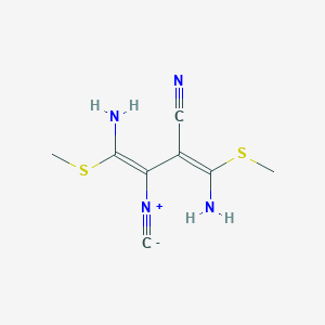 (Z,2Z)-4-amino-2-[amino(methylsulfanyl)methylidene]-3-isocyano-4-methylsulfanylbut-3-enenitrile