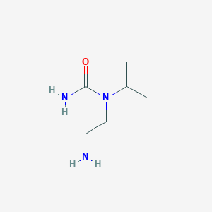 molecular formula C6H15N3O B12571264 N-(2-Aminoethyl)-N-propan-2-ylurea CAS No. 229028-71-1