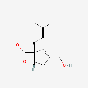 molecular formula C12H16O3 B1257129 Vibralactone 