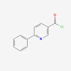 molecular formula C12H8ClNO B12571299 6-Phenylnicotinoyl chloride CAS No. 257876-10-1
